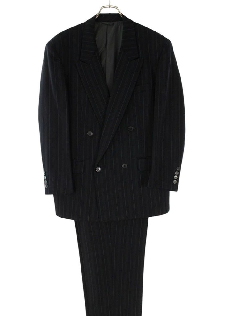 Dior Monsieur Striped Pattern Double Terre Jacket Set